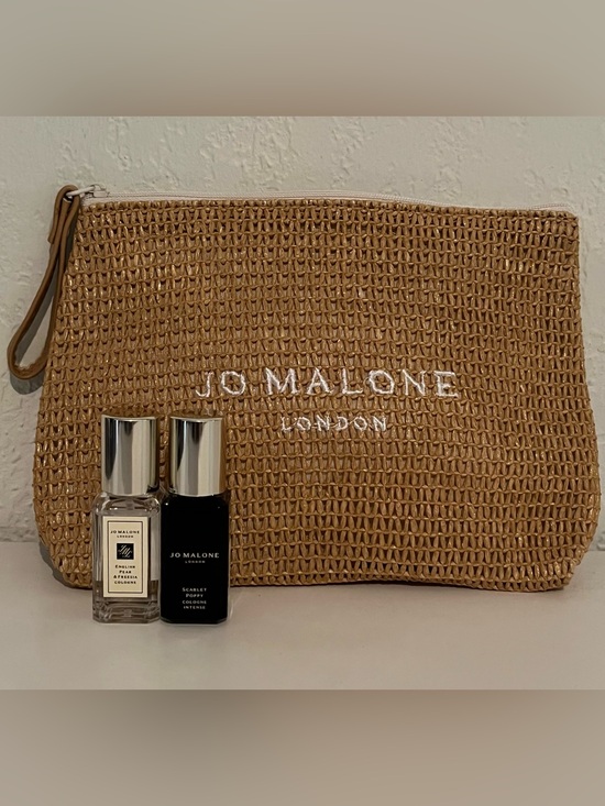 Jo Malone Handbags - Straw Pouch with Mini 9ml Duo
